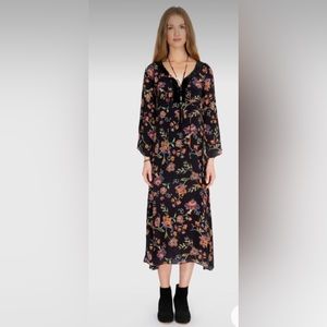 New NWT Johnny Was Luca Maxi Silk Floral Dress XL